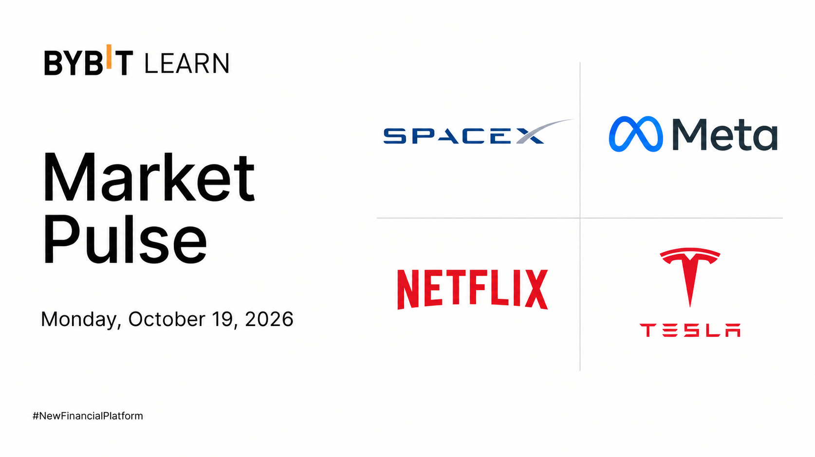 4 檔值得關注的股票（10 月 19 日至 23 日）：財報 - SpaceX、Netflix、Meta、Tesla