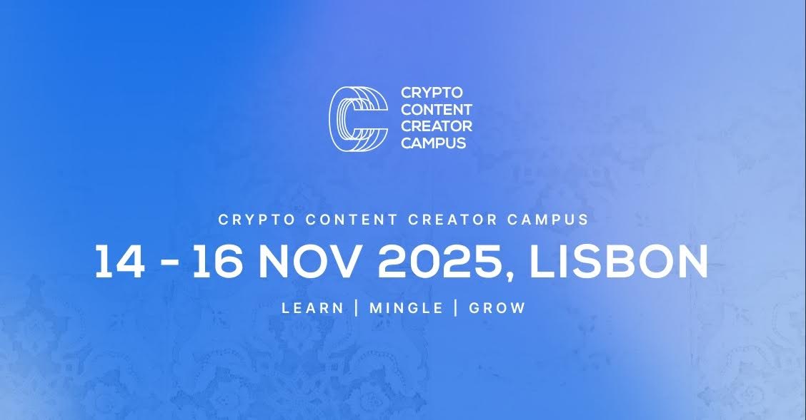 2025 加密貨幣內容創作者學苑：創作者、Web3 與 AI 驅動的變現齊聚里斯本