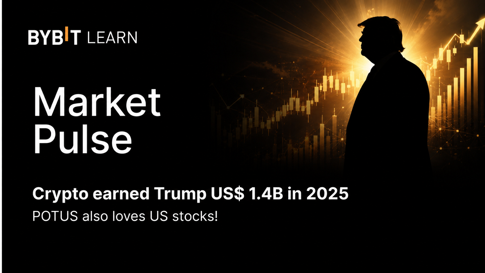 Crypto earned President Trump US$ 1.4 billion in 2025!