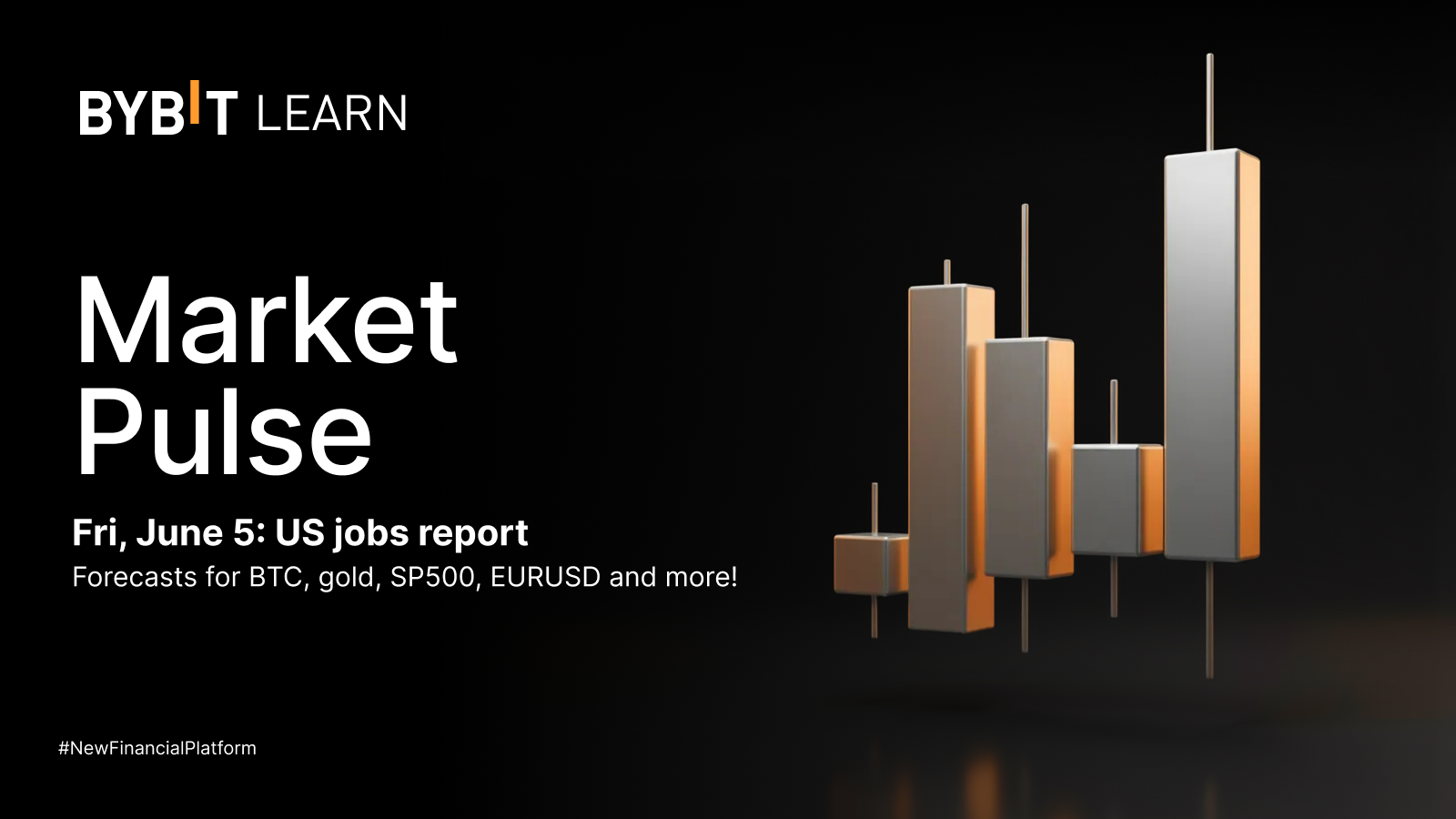 Forecasts: US jobs report due Friday, June 5. Here's how BTC, gold, SP500, etc. may react.
