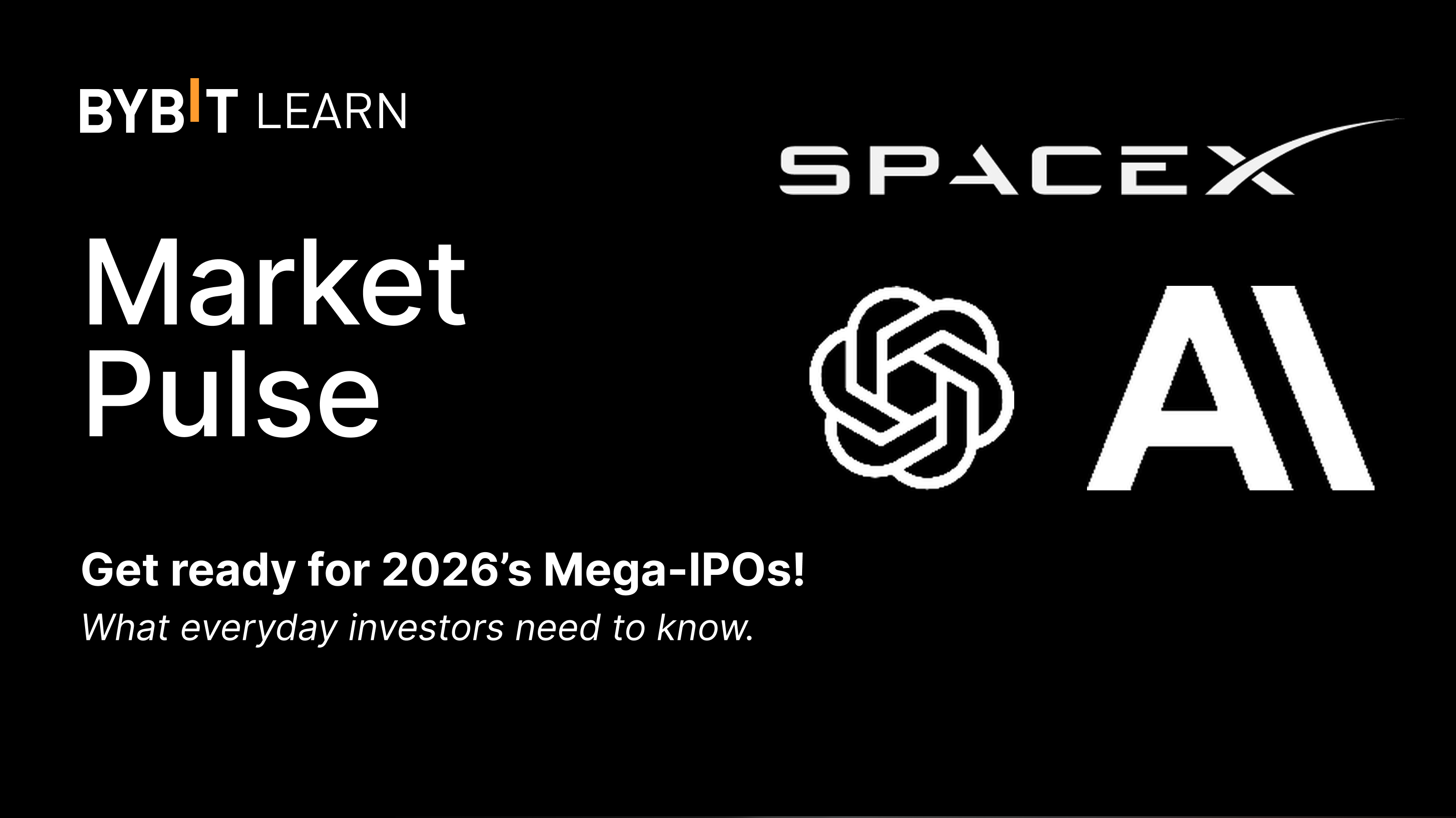 Battle of the Mega IPOs 2026: SpaceX vs. Anthropic vs. OpenAI
