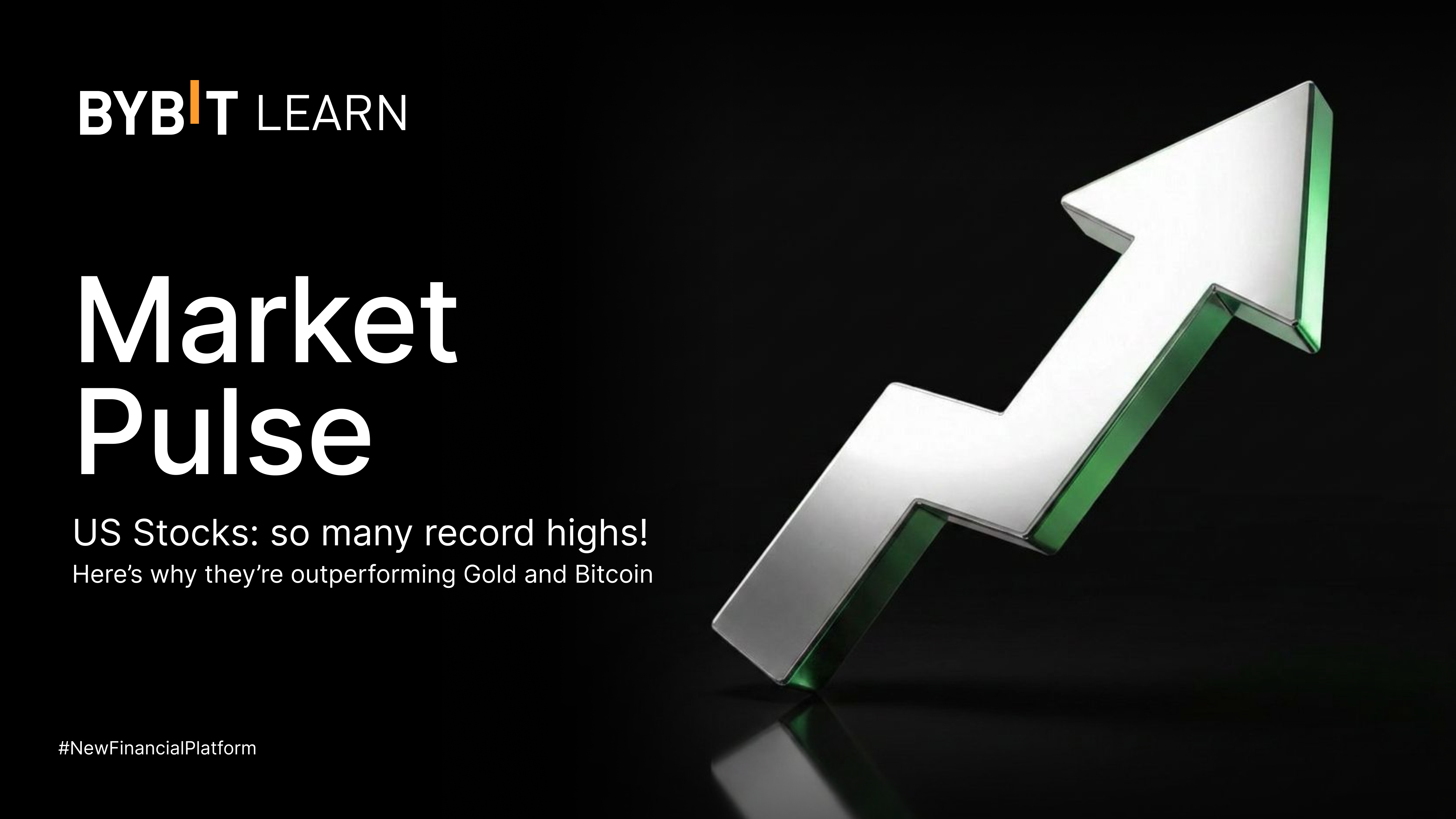 Here's why US stocks are hitting so many new record highs, even outperforming Gold and Bitcoin.
